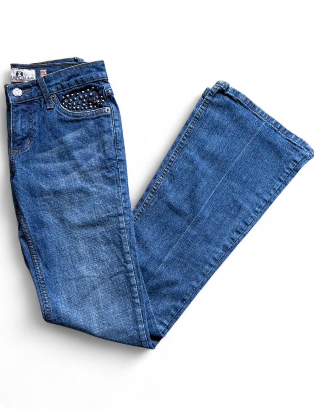 Y2K Juicy Couture Jeans with Studs + Embroidery